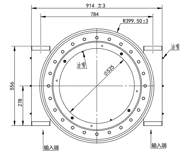 WZ0625-2双蜗杆回转驱动图纸